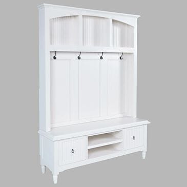 Waltham Westport Hall Tree in White, , large