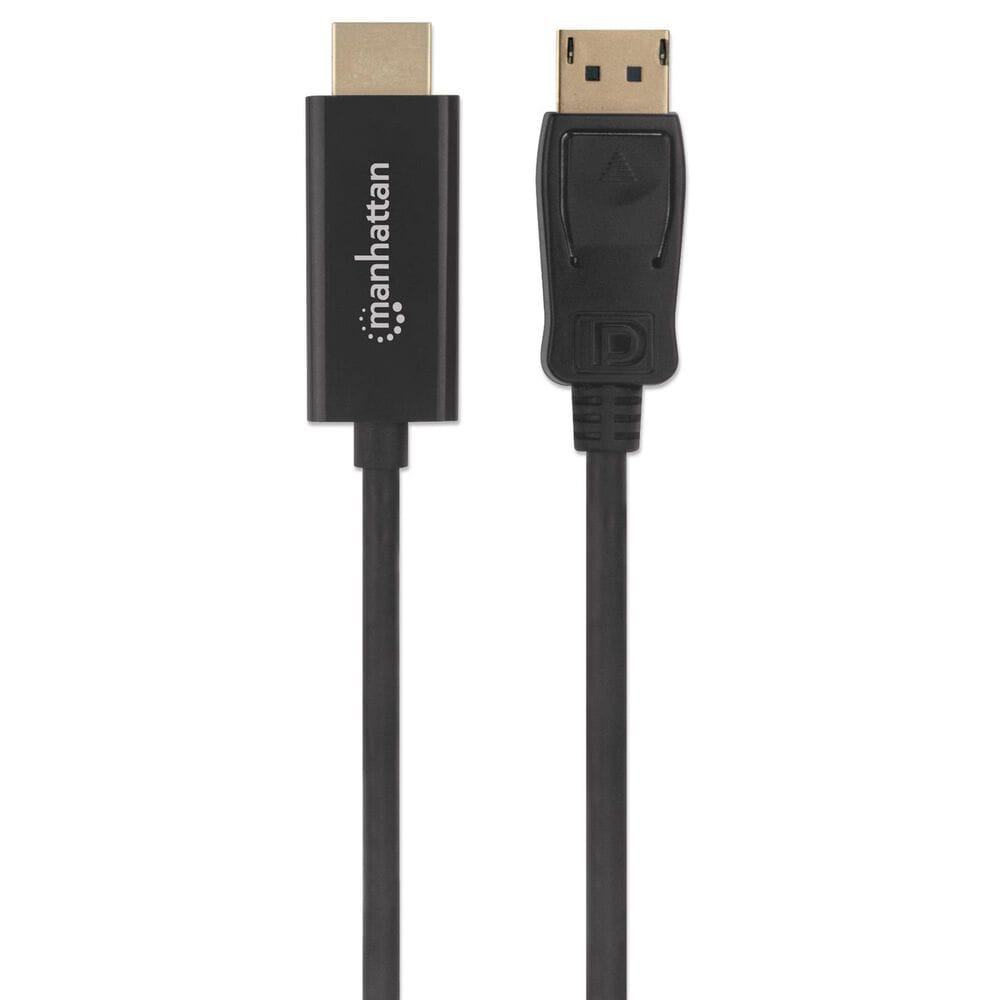 Manhattan 3&#39; 4K DisplayPort to HDMI Cable in Black, , large