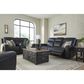 Ashley 5Z-Comfort Power Reclining Loveseat Console in Onyx, , large