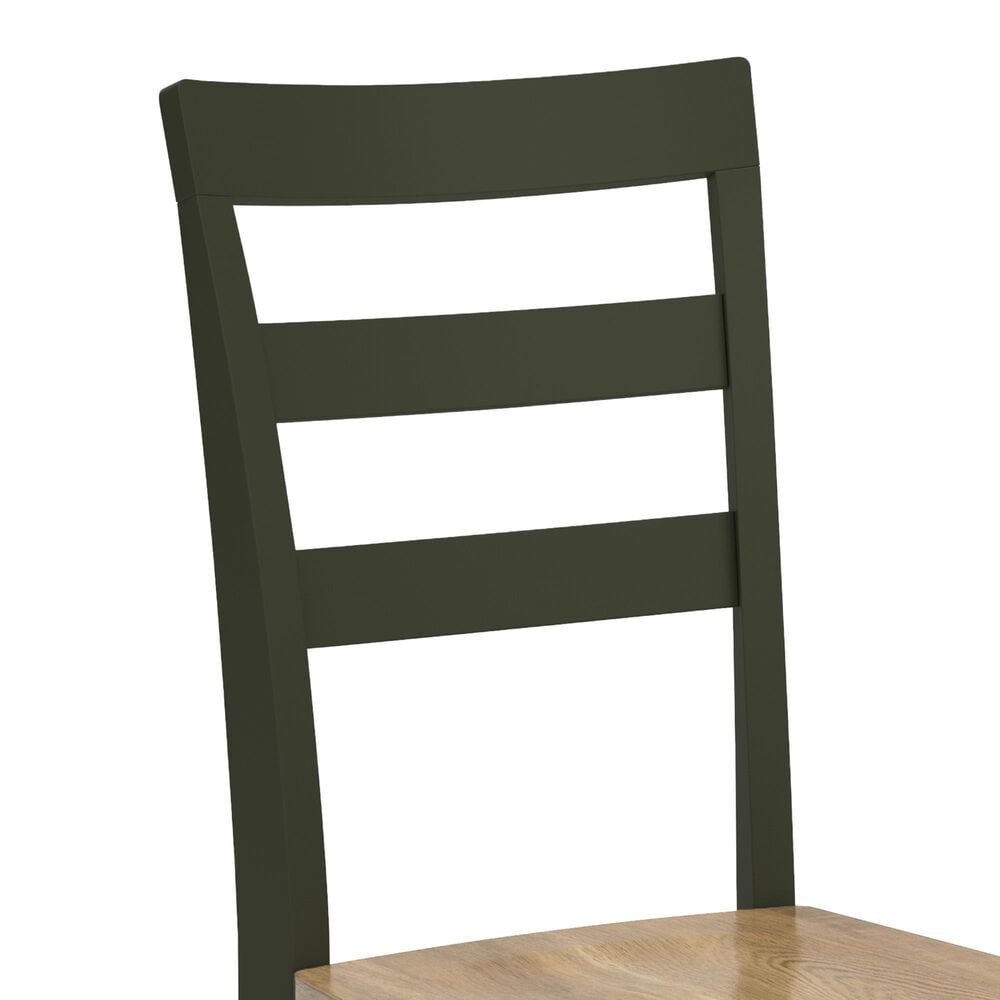 Ashley Gesthaven Dining Chair Set of 2 in Natural and Green, , large