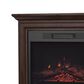 Timberlake Northwest Electric Mobile Mantel Fireplace in Brown, , large