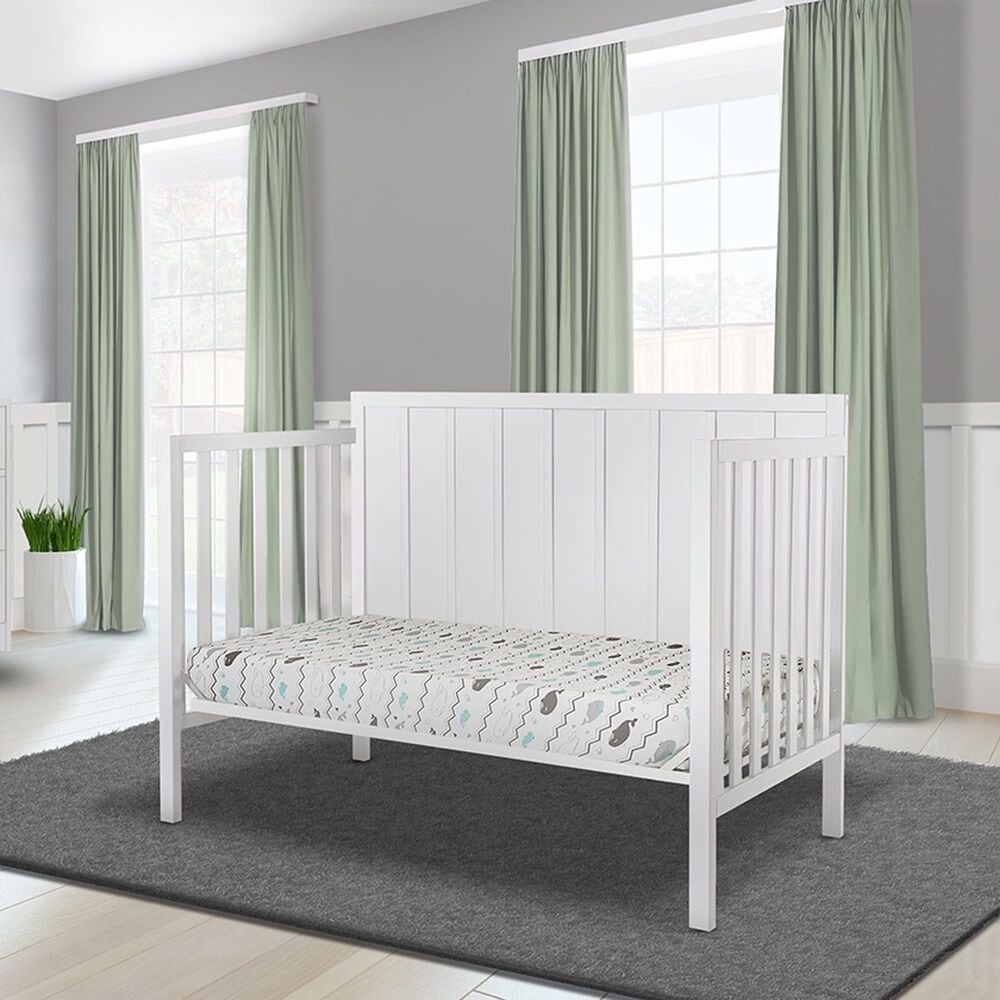 Sorelle Furniture Essex 4-In-1 Convertible Crib in White, , large