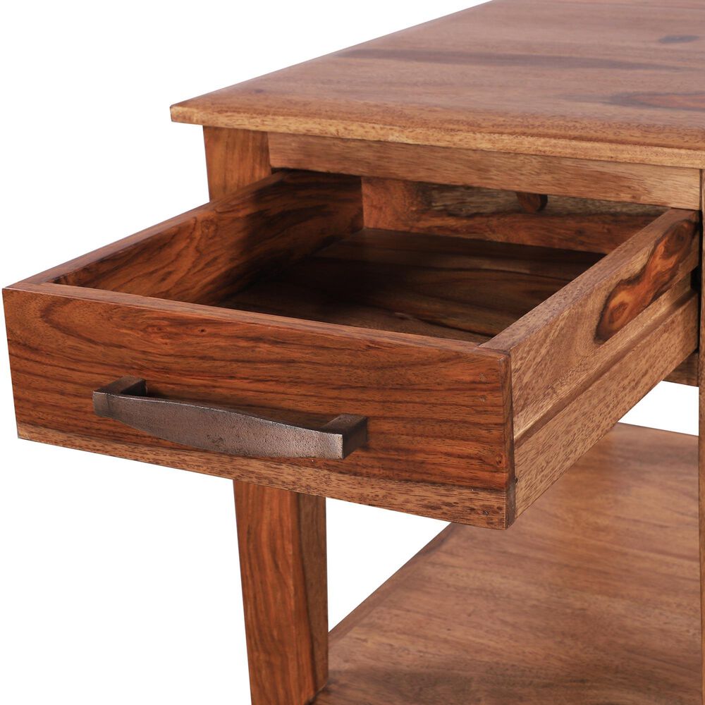 Porter Design Sonora Square End Table in Harvest Brown, , large
