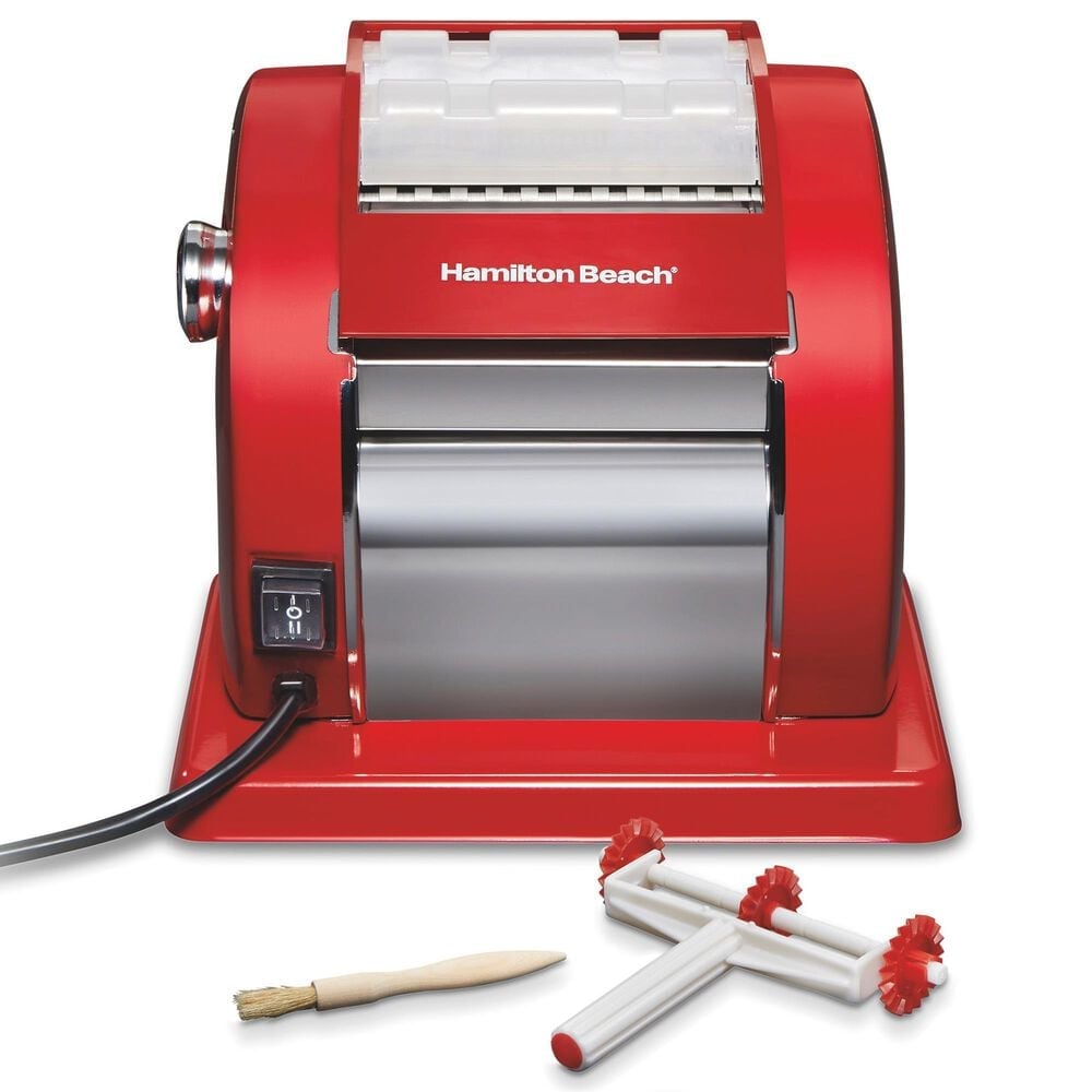Hamilton Beach 6&quot; Electric Pasta Machine in Red, , large