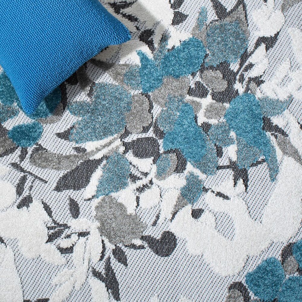 Safavieh Cabana CBN674B 9&#39; x 12&#39; Beige and Blue Indoor/Outdoor Area Performance Rug, , large