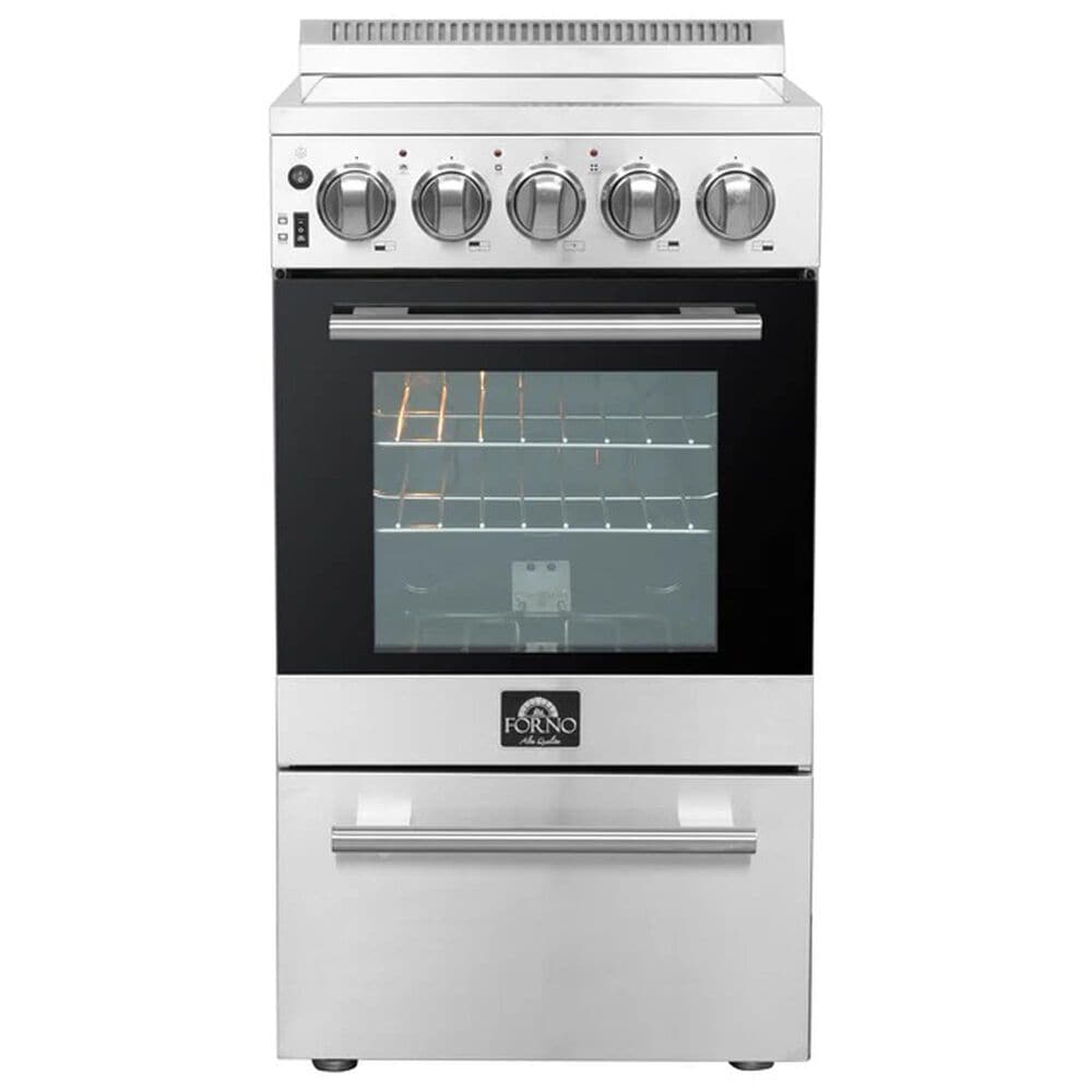 Forno Pallerano 20" Freestanding Electric Range in Stainless Steel, , large