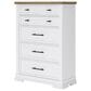 Ashley 5-Piece King Bedroom Set in White and Natural, , large