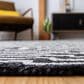 Safavieh Micro-Loop MLP166H 8" x 10" Charcoal and Ivory Area Rug, , large