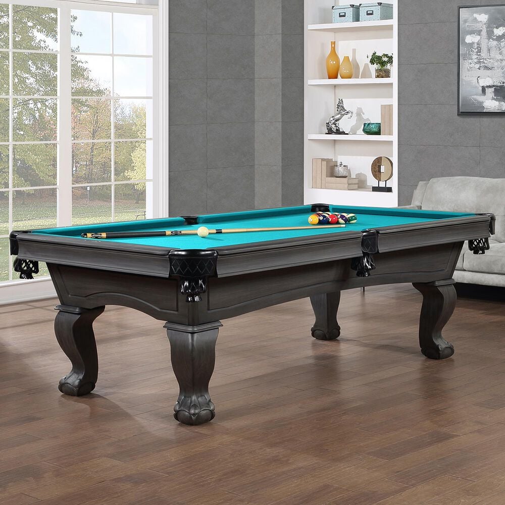 Imperial 8&#39;pool Table with Accessories in Black, , large