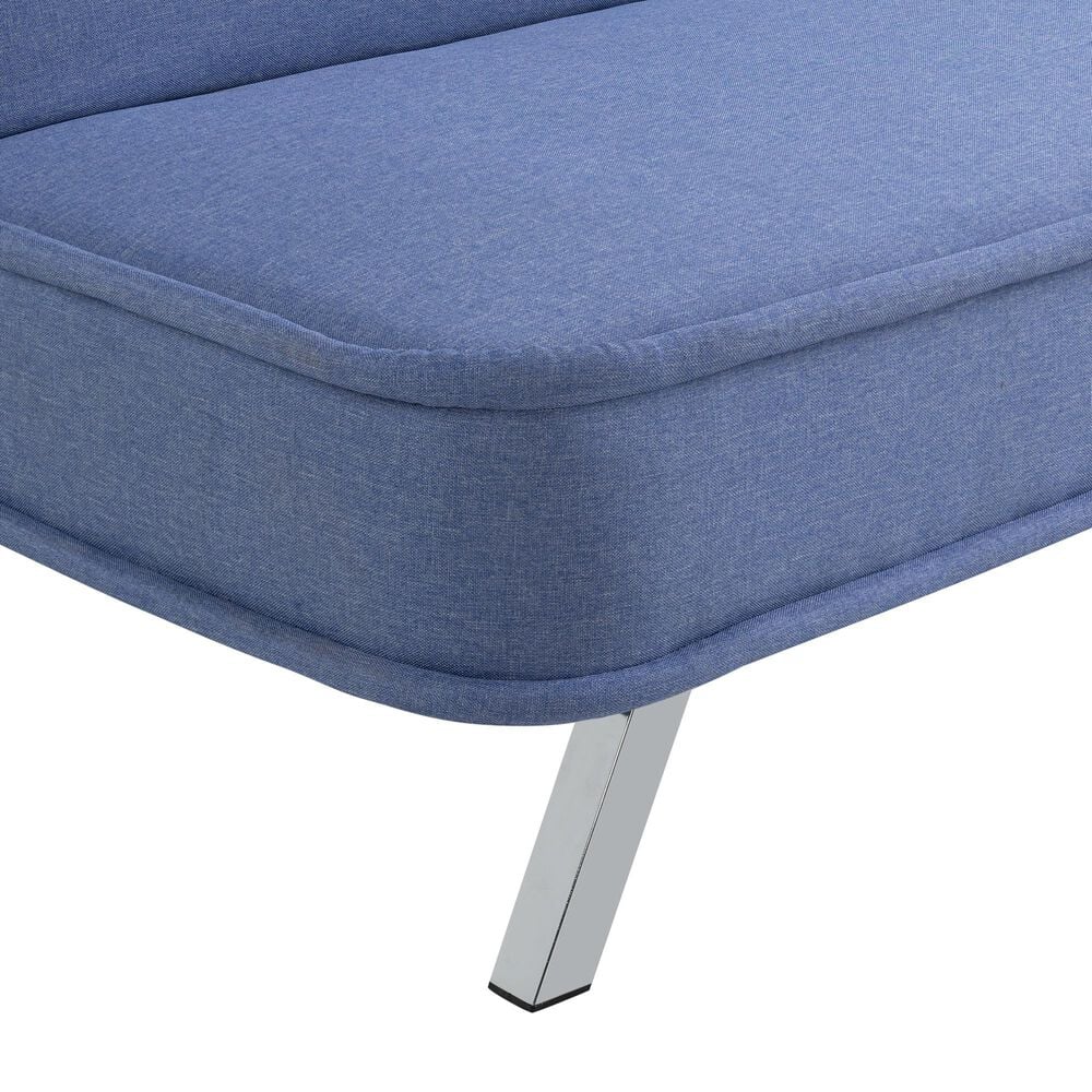 Lifestyle Solutions Toni Convertible Sofa in Blue, , large