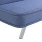 Lifestyle Solutions Toni Convertible Sofa in Blue, , large