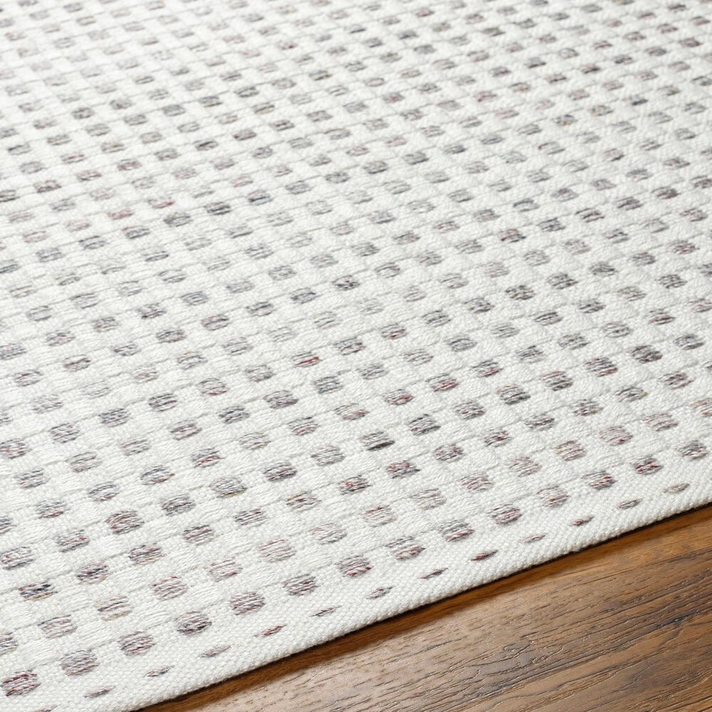 Surya Ariel AIL2300 2&#39; x 3&#39; Gray and White Area Rug, , large