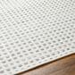 Surya Ariel AIL2300 2" x 3" Gray and White Area Rug, , large