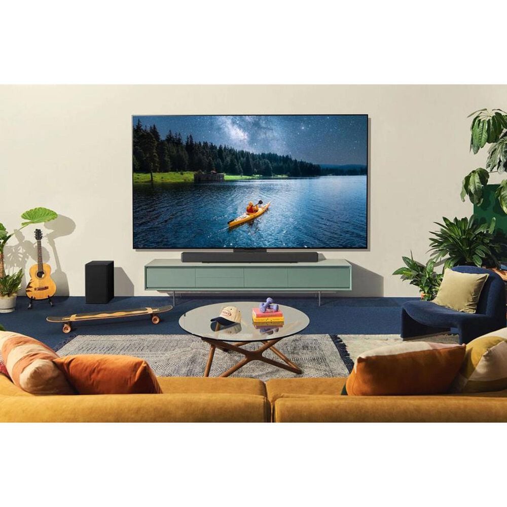 LG 77" Class C5 Series 4K OLED evo AI - Smart TV with 3.1.3 Channel Soundbar System in Black, , large