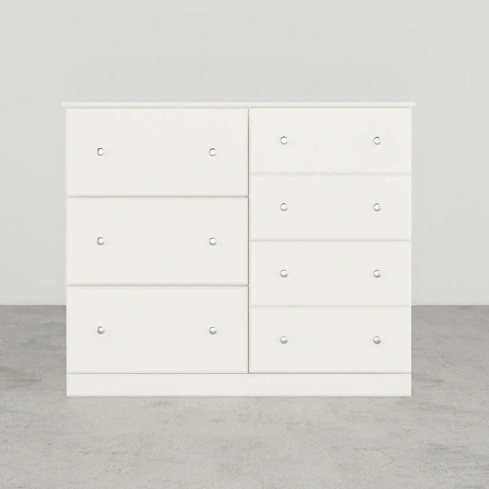 Lemoore Essential 48&quot; 7-Drawer Chest in Rockport White, , large