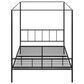 Novogratz Marion Queen Canopy Bed in Black, , large