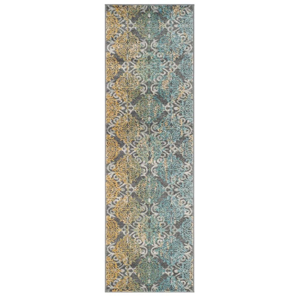 Safavieh Evoke EVK230D 2&#39;2&quot; x 13&#39; Grey and Ivory Runner, , large