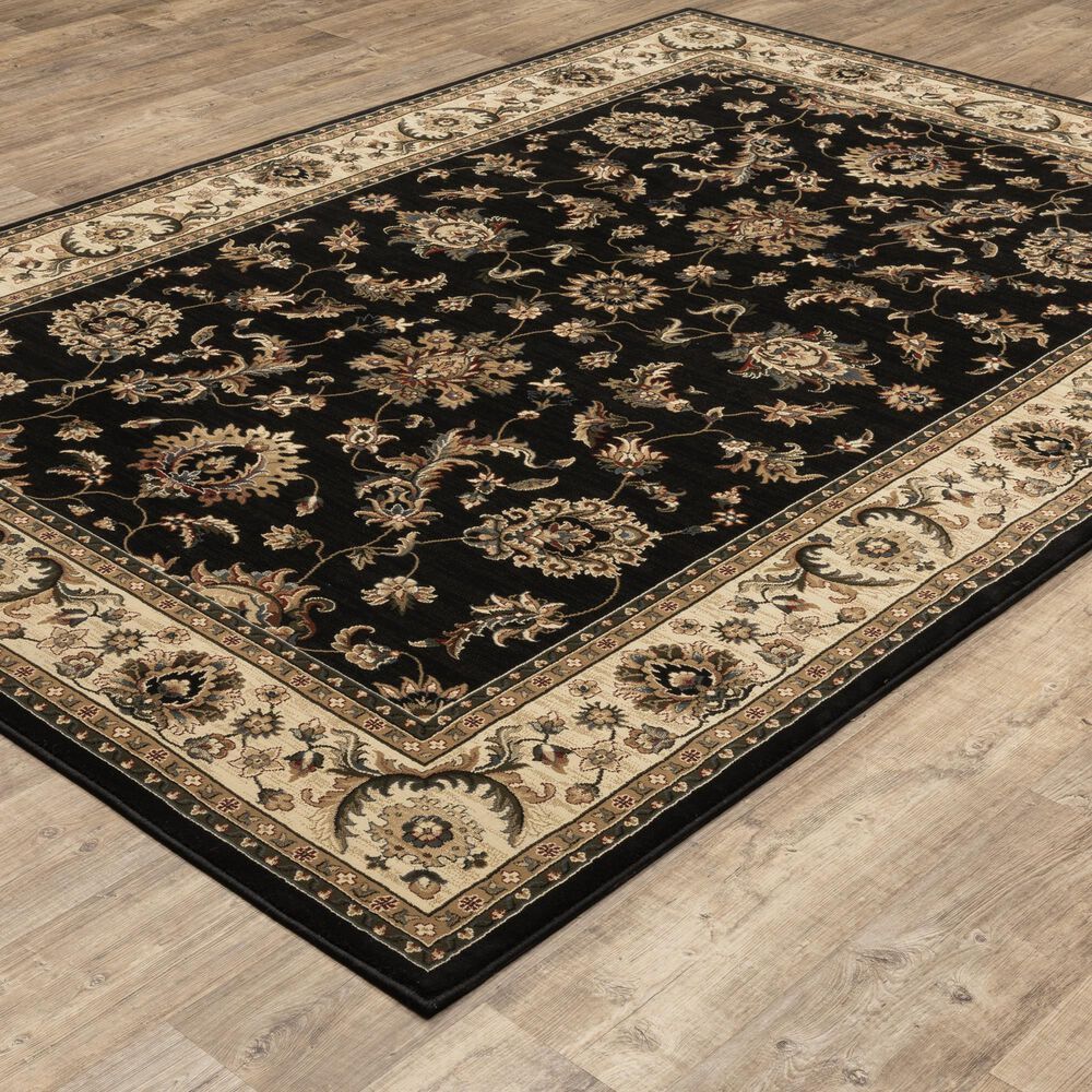 Oriental Weavers Ariana Black 7&#39;10&quot; x 11&#39; Area Rug, , large