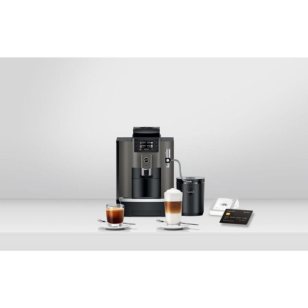 Jura W8 101 Oz Automatic Coffee Maker in Dark Inox, , large