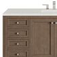 James Martin Vanities Chicago 60" Single Bathroom Vanity in Whitewashed Walnut with 3 cm Lime Delight Quartz Top and Rectangular Sink, , large