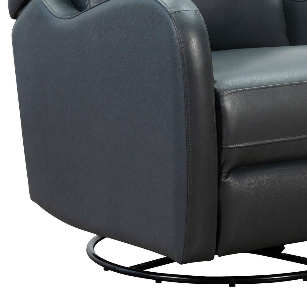 Barcalounger Carrie Swivel Glider in Dark Blue, , large