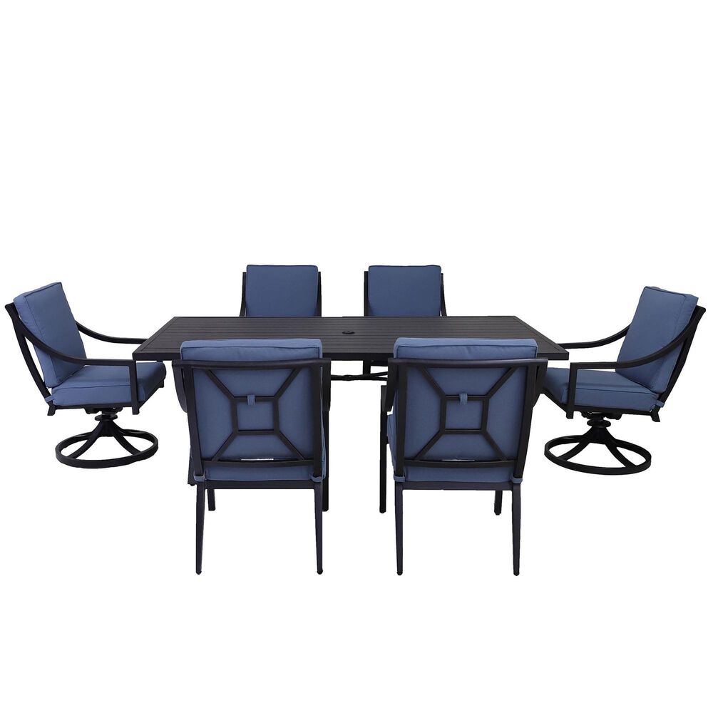 World Source 7-Piece Dining Set in Splendor Denim, , large