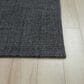 RIZZY Cable 7"6" x 9"6" Charcoal Area Rug, , large