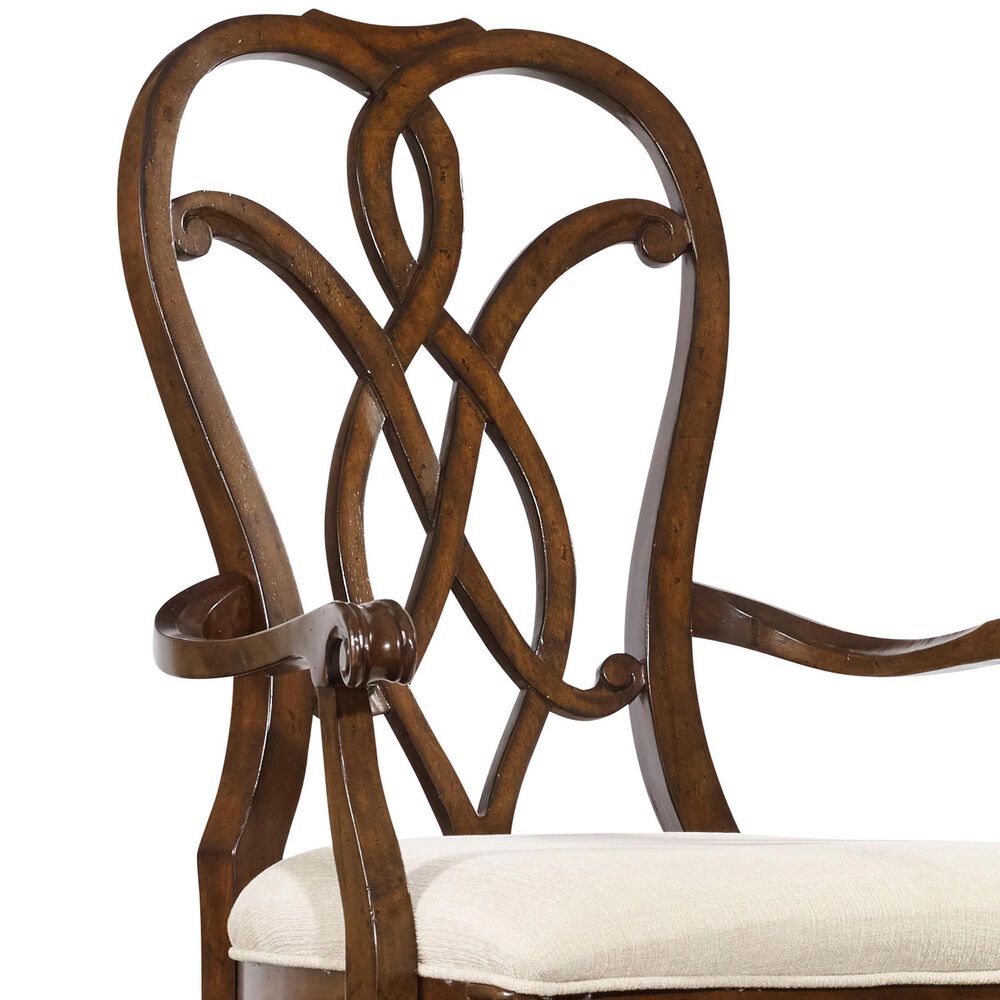 Hooker Furniture Leesburg Arm Chair in Mahogany &#40;Set of 2&#41;, , large