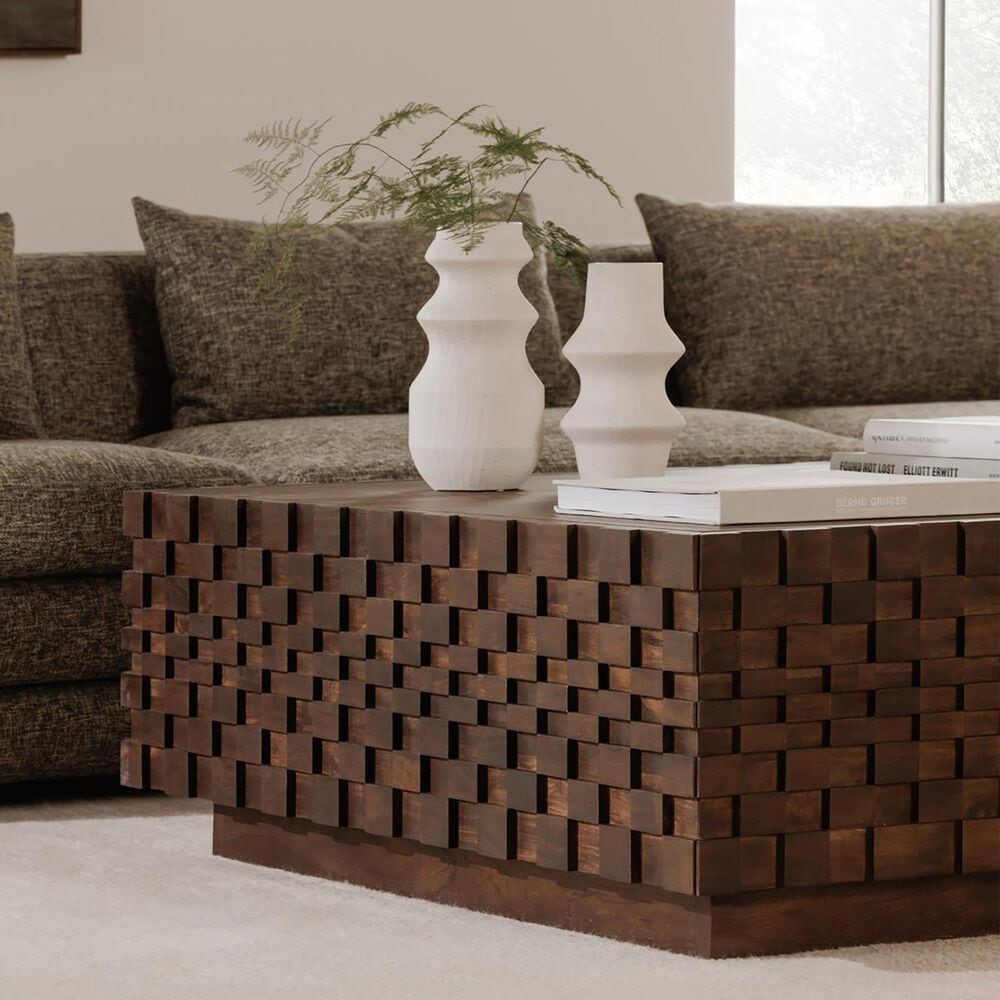 CityLine Easton Storage Coffee Table in Brown, , large