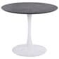 LumiSource Pebble Dining Table in White and Black - Table Only, , large