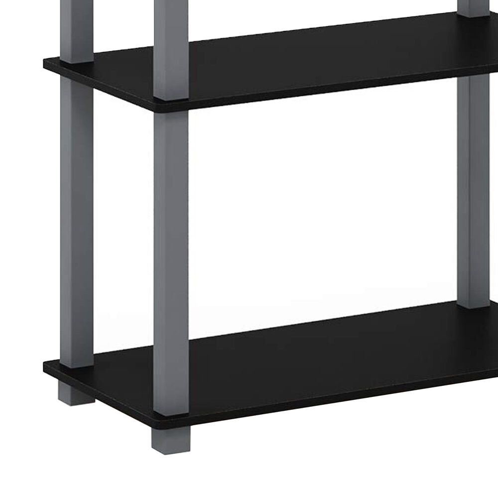 HOMLUX 5-Tier Display Rack in Black and Grey, , large