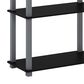 HOMLUX 5-Tier Display Rack in Black and Grey, , large