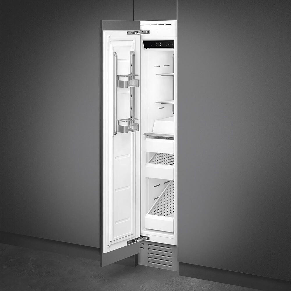 SMEG 8.22 Cu. Ft. Built-in Freezer Column with Ice Maker in Panel Ready, , large