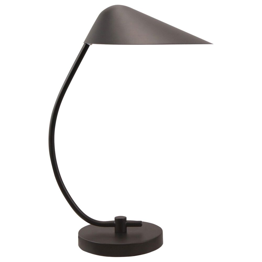 Teak Interiors Secret Garden Metal Table Lamp in Black, , large