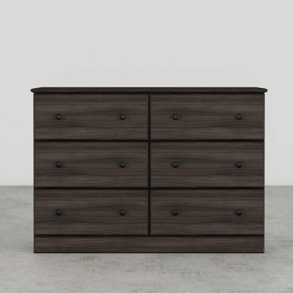 Lemoore Essential 45&quot; 6-Drawer Dresser in Grey Walnut, , large