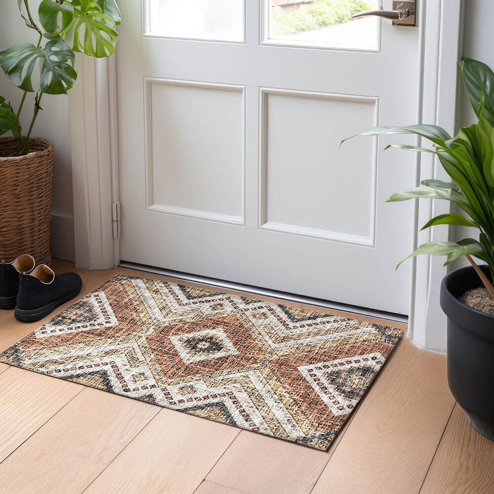 Dalyn Rug Company Portico PO5 Copper 2&#39;6&quot; x 3&#39;10&quot; Area Rug, , large