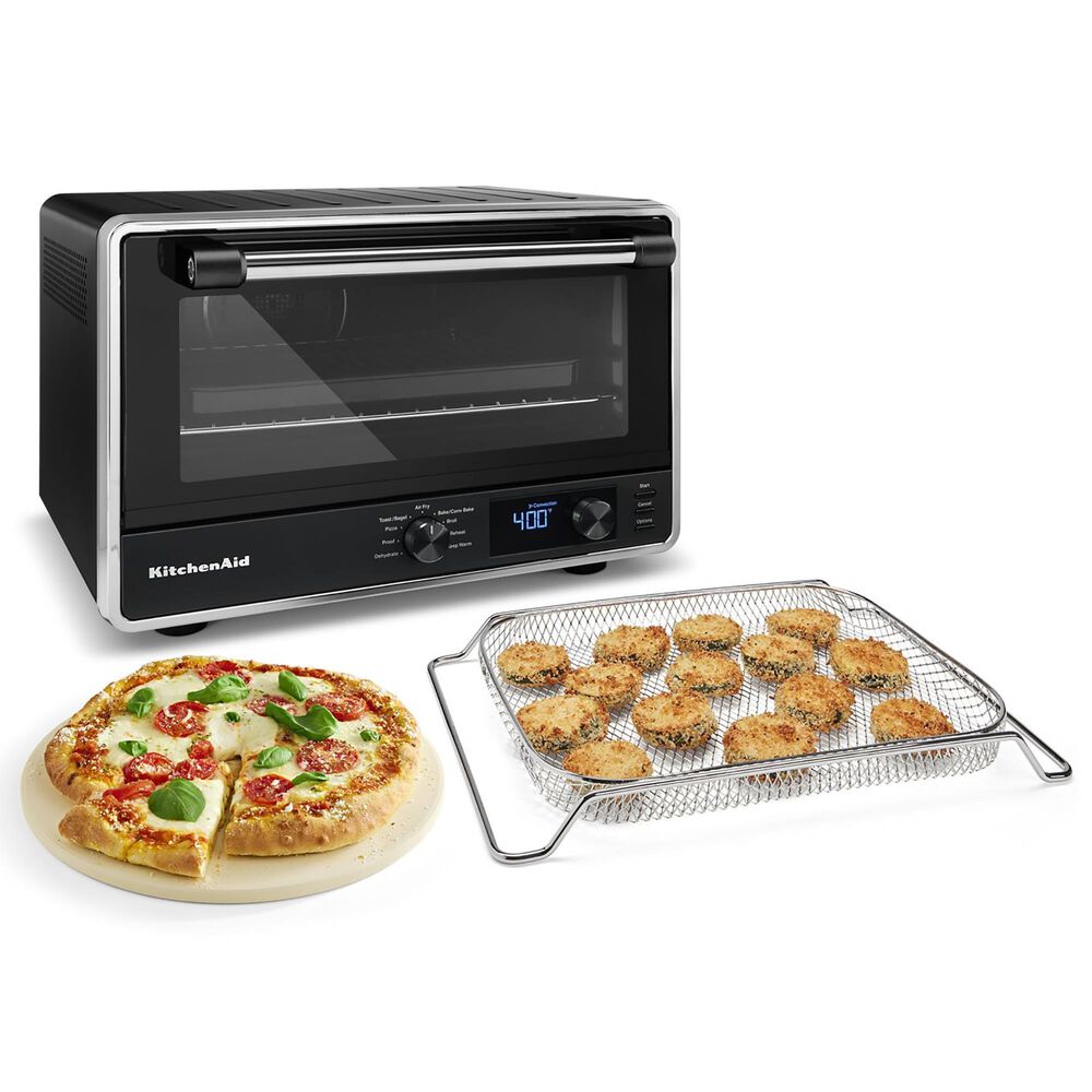 KitchenAid 21-Liter Digital Countertop Oven with Air Fry in Black Matte, , large