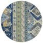 Dalyn Rug Company Lorenzo LN3 Navy 8" Round Area Rug, , large