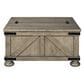 Ashley Aldwin Coffee Table with Lift Top Storage in Weathered Brown, , large