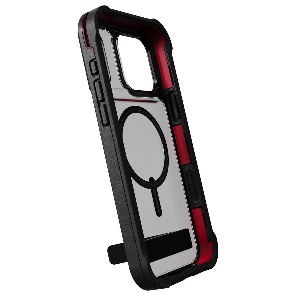 Zagg Rainier Snap MagSafe Case with Kickstand for Apple iPhone 17 Pro Max in Smoke Black, , large