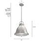Hunter Bridgemoor 2-Light Pendant in Brushed Nickel, , large