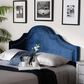 Baxton Studio Rita Full Panel Headboard in Blue Velvet, , large