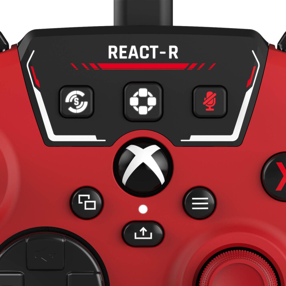 Turtle Beach REACT-R Wired Gaming Controller for Xbox Series X|S/Xbox One in Red, , large