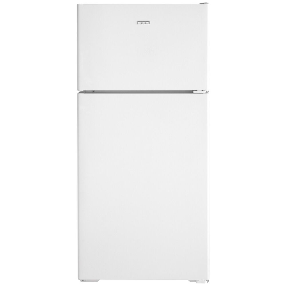 Hotpoint 15.6 Cu. Ft. Recessed Handle Top Freezer Refrigerator Right