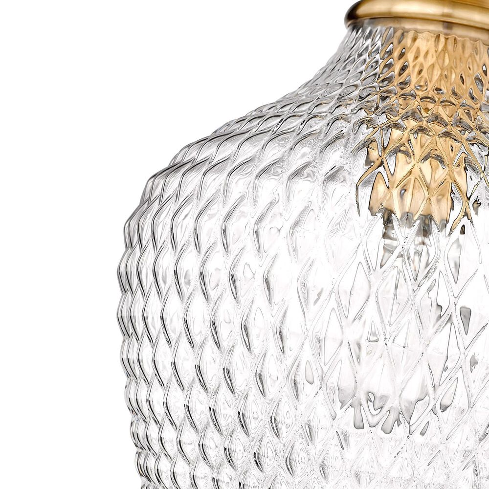 Golden Lighting Adeline 1-Light Pendant in Modern Brushed Gold, , large