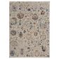 Feizy Kaia 7"10" x 9"6" Ivory and Multicolor Area Rug, , large