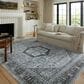 Loloi II Odette 11"2" x 15"7" Sky and Charcoal Area Rug, , large