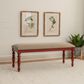 Linon Home Decor Trimble Dining Bench in Red, , large