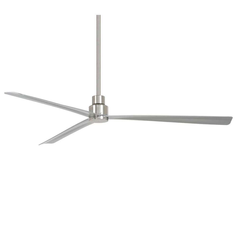 Minka-Aire Simple 65" Indoor/Outdoor Ceiling Fan in Brushed Nickel Wet, , large