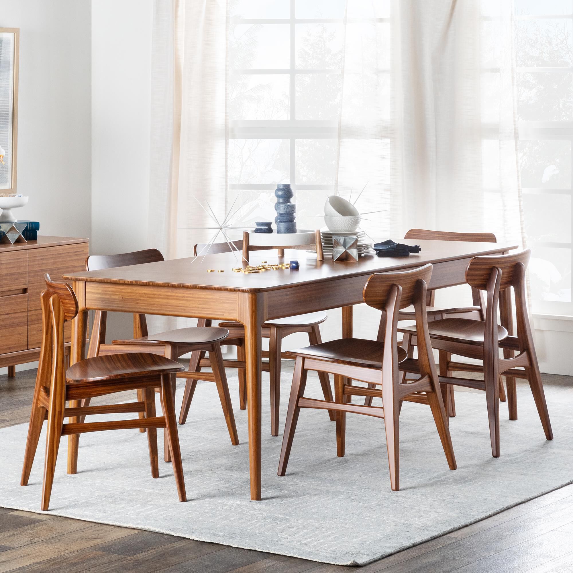 7 piece dining store set mid century